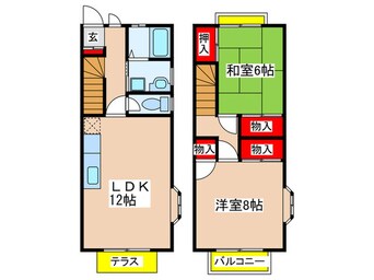 間取図 エスポワールヒルズ