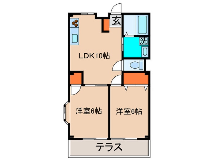 間取り図 グレイスハイム(101)