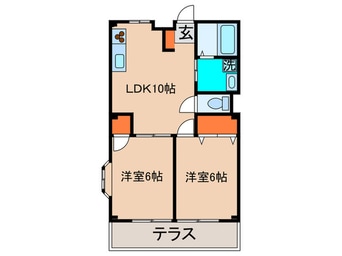 間取図 グレイスハイム(101)