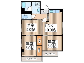 間取図 ニュークリードマンション(302)