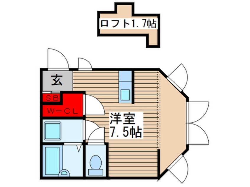 間取図 ミルクリ－ク柏の葉