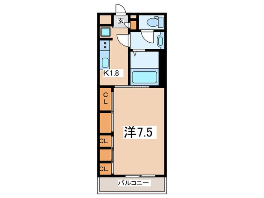 間取図 リブリ・クレスタ