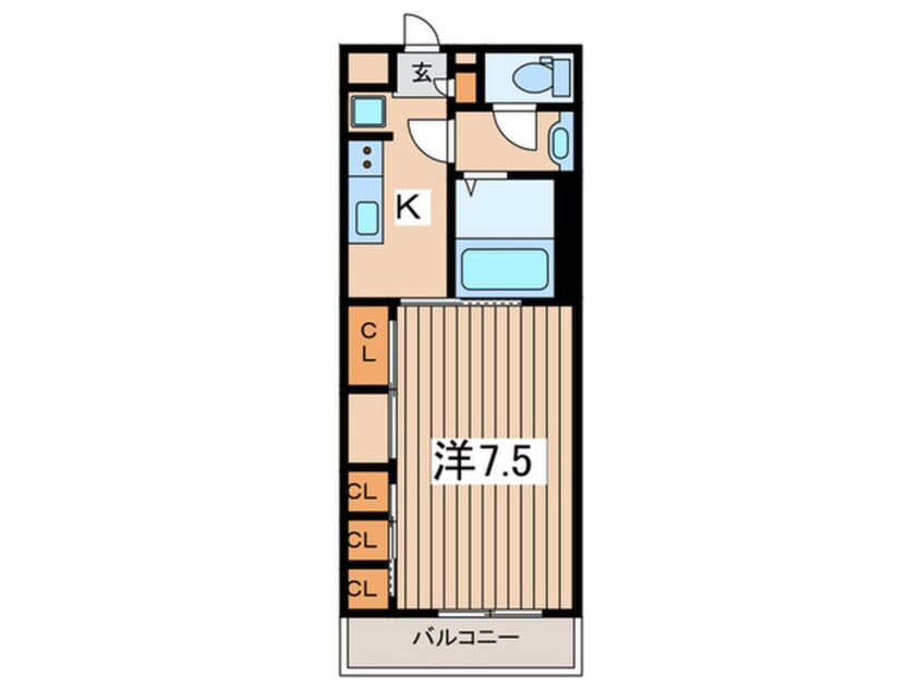 間取図 リブリ・クレスタ