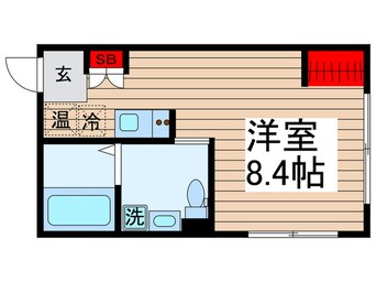 間取図 Address門前仲町