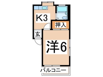 間取図 フローラＦ