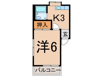 間取図 フローラＦ