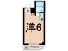 中野第２ビル 1Rの間取り