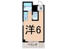 中野第２ビル 1Rの間取り