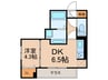 アンジュール高島平Ⅰ 1DKの間取り