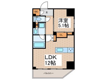 間取図 ワンルーフレジデンス新御徒町