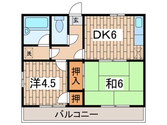 間取図 ハイツヒロセ