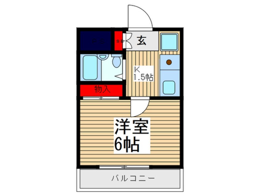 間取図 シャイングロ－鶴ヶ島