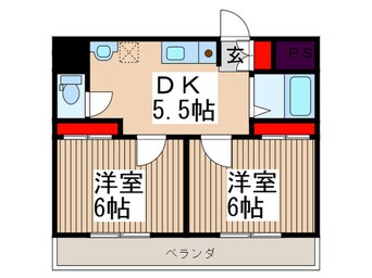 間取図 シャイングロ－鶴ヶ島