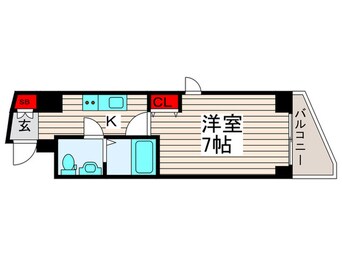 間取図 T-CASTLE NISHIARAI-EKIMAE