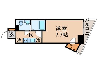 間取図 T-CASTLE NISHIARAI-EKIMAE