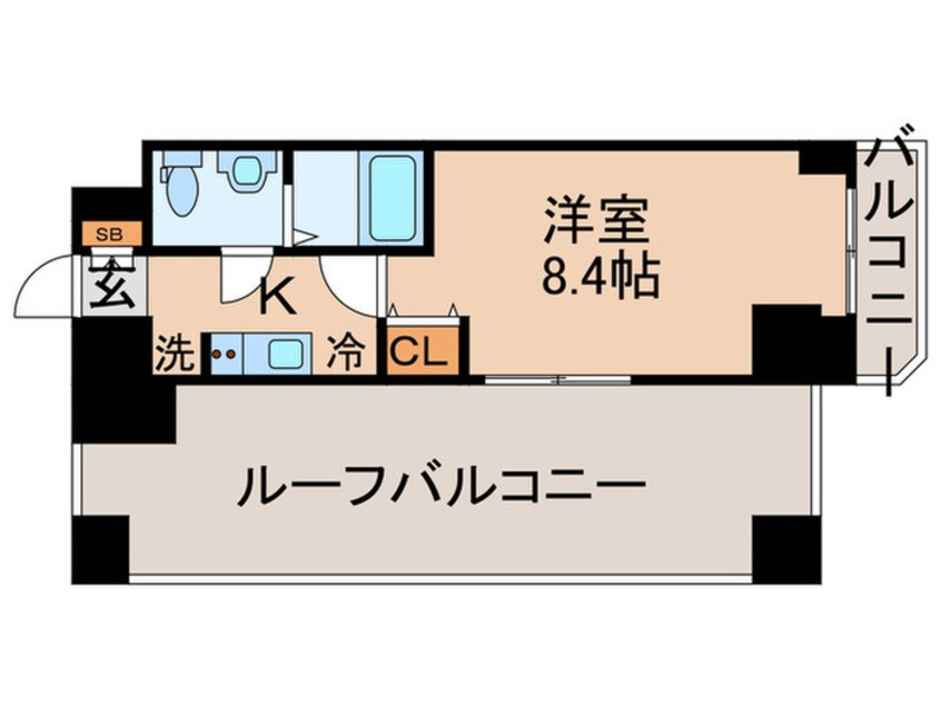 間取図 T-CASTLE NISHIARAI-EKIMAE