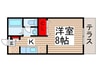 グランジュ－ル増尾 1Kの間取り