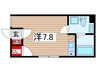B.E.Grand　Kikukawa 1Rの間取り