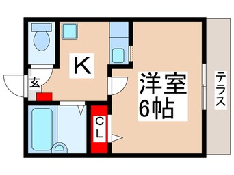 間取図 コンフォルト国立