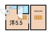 シャルム保谷Ｂ棟 1Rの間取り