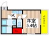 MELDIA八千代台北1丁目B号棟 1Kの間取り