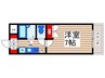 レジディア浦安 1Kの間取り
