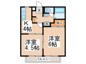 間取図 サンガ－デン斉藤Ａ棟