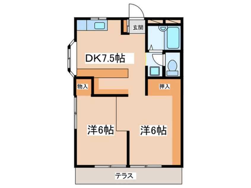 間取図 ジョイフルカ－サ