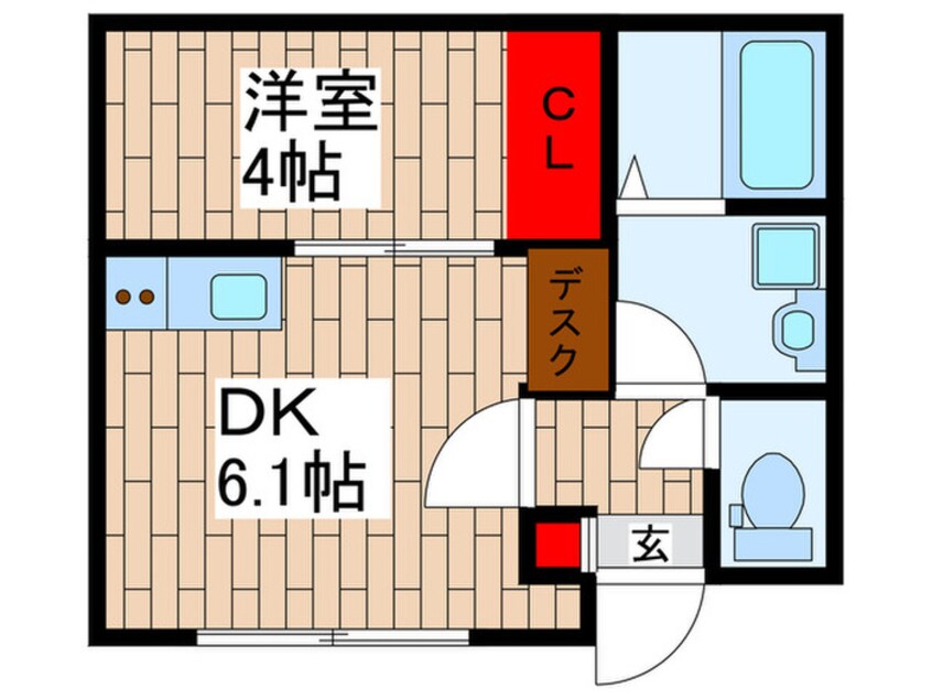 間取図 フェリシティ越谷