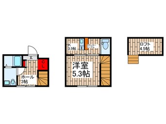 間取図 フェリシティ越谷
