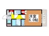 アイエスビル 1Rの間取り