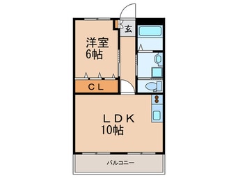 間取図 ルボワ平喜
