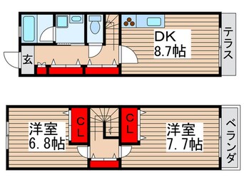 間取図 ラフィ－ヌ・シャルム