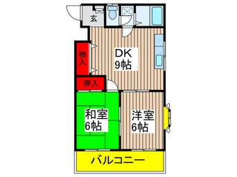 間取図 ハイツ　ワクイ