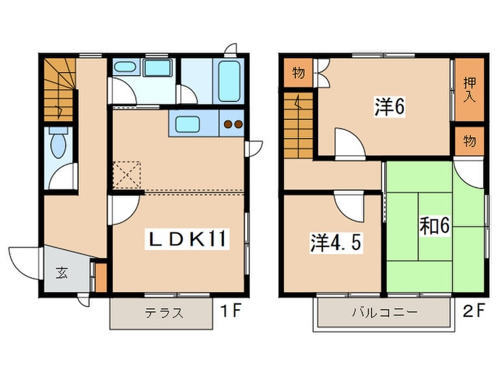 間取り図 サンテラスワキタ