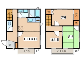 間取図 サンテラスワキタ