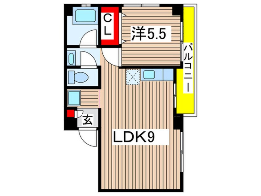 間取図 Ｅナカジマ