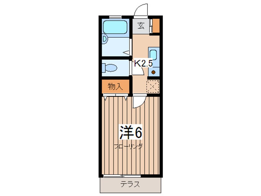 間取図 サンラピス壱番館