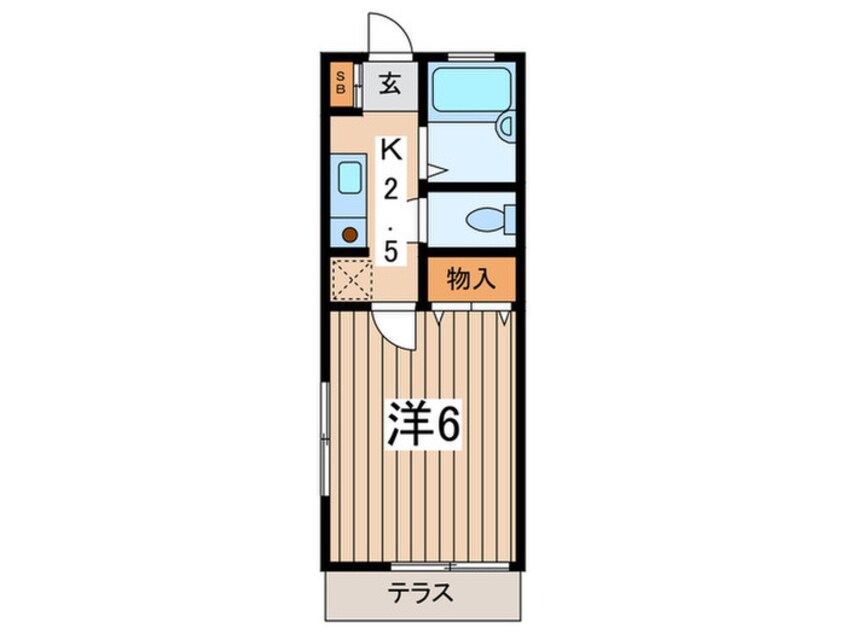 間取図 サンラピス壱番館