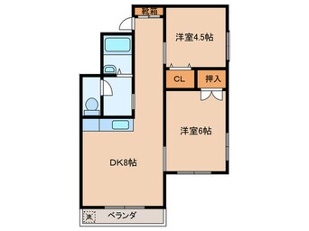 間取図 ハイムママタ（３０２）