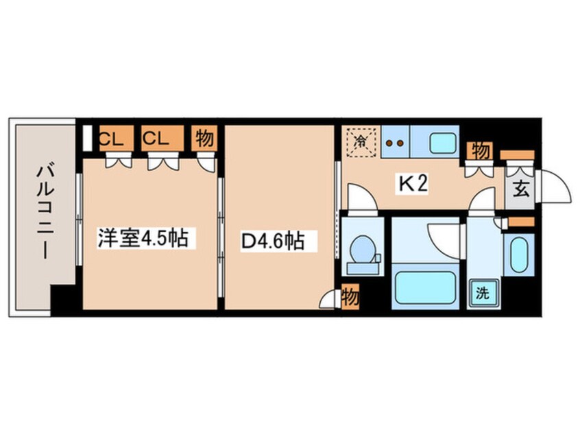 間取図 レジディア池袋