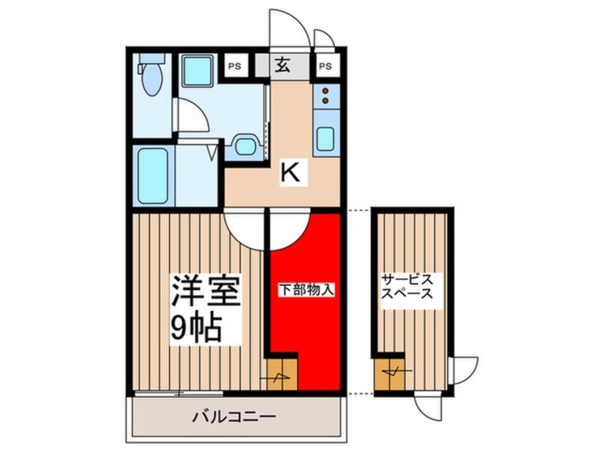 間取図 IXO上木崎