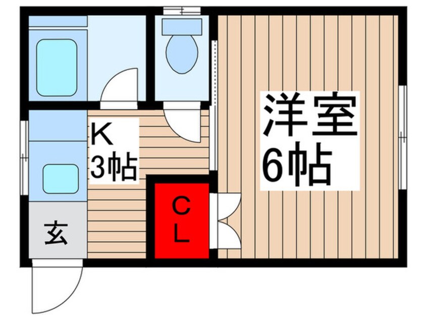 間取図 大和田ハイツⅠ―2