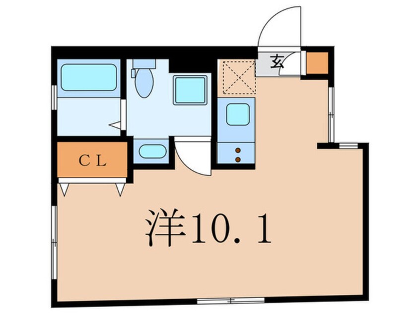 間取図 レジーナ都立大学