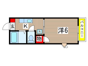 間取図 ベルゾーネ橋本Ⅰ
