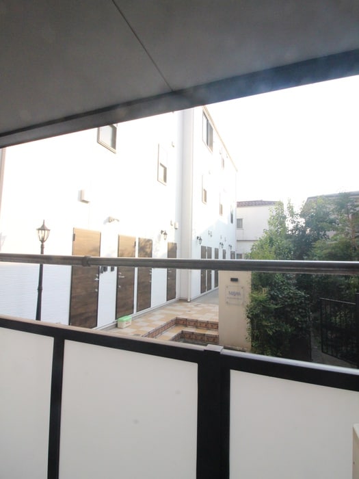 室内からの展望 リバーコート