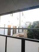 室内からの展望 リバーコート