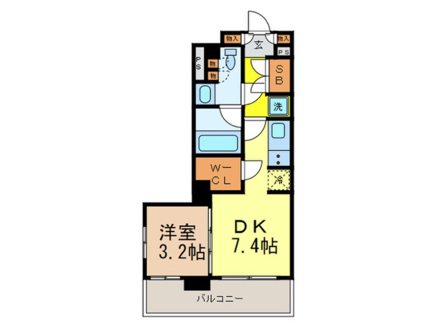 間取図 パークアクシス駒込HILLTOP