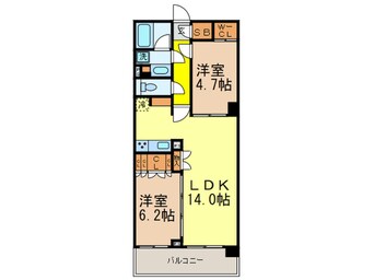 間取図 パークアクシス駒込HILLTOP