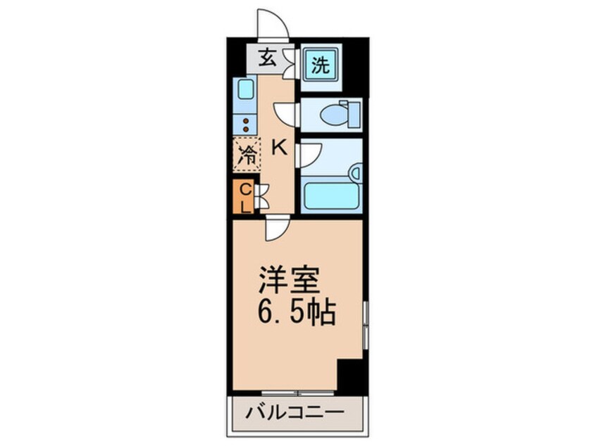 間取図 ルーブル武蔵小杉弐番館